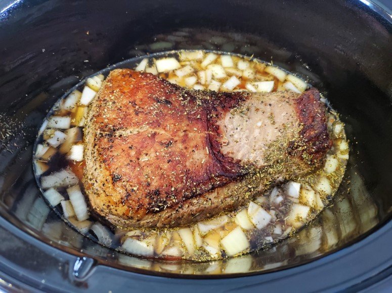 brisket in the slow cooker