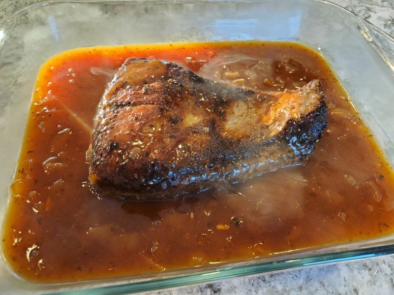slow cooker brisket with sauce