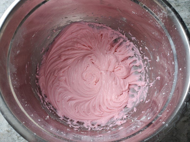 Valentine's Sugar Cookies frosting