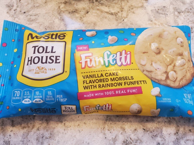 Funfetti White Chocolate Chips