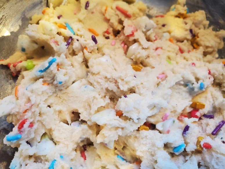 Close up Edible Sugar Cookie Dough