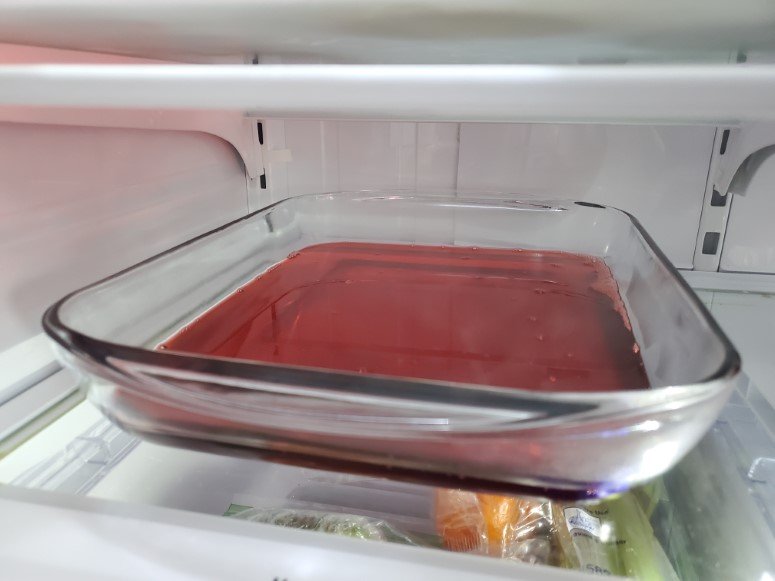 Refrigerating Finger Jello