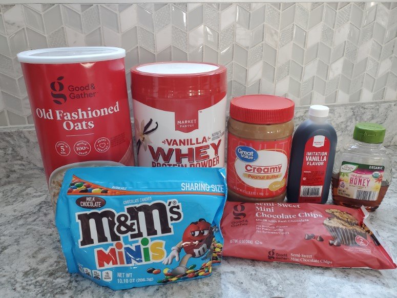 Monster Cookie Protein Balls Ingredients