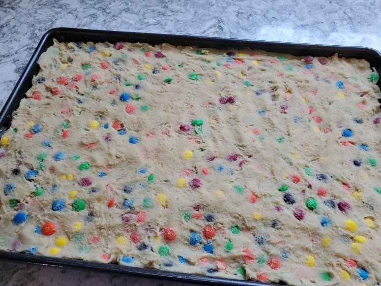 Cookie Batter Spread in Pan
