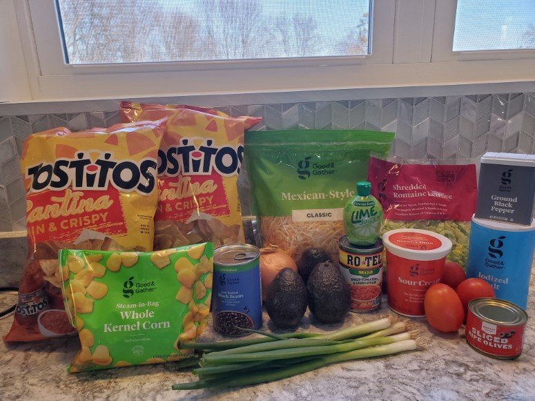 Ingredients for Vegetarian Nachos