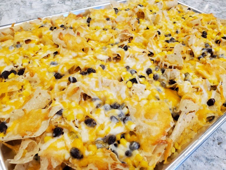 Baked Vegetarian Nachos